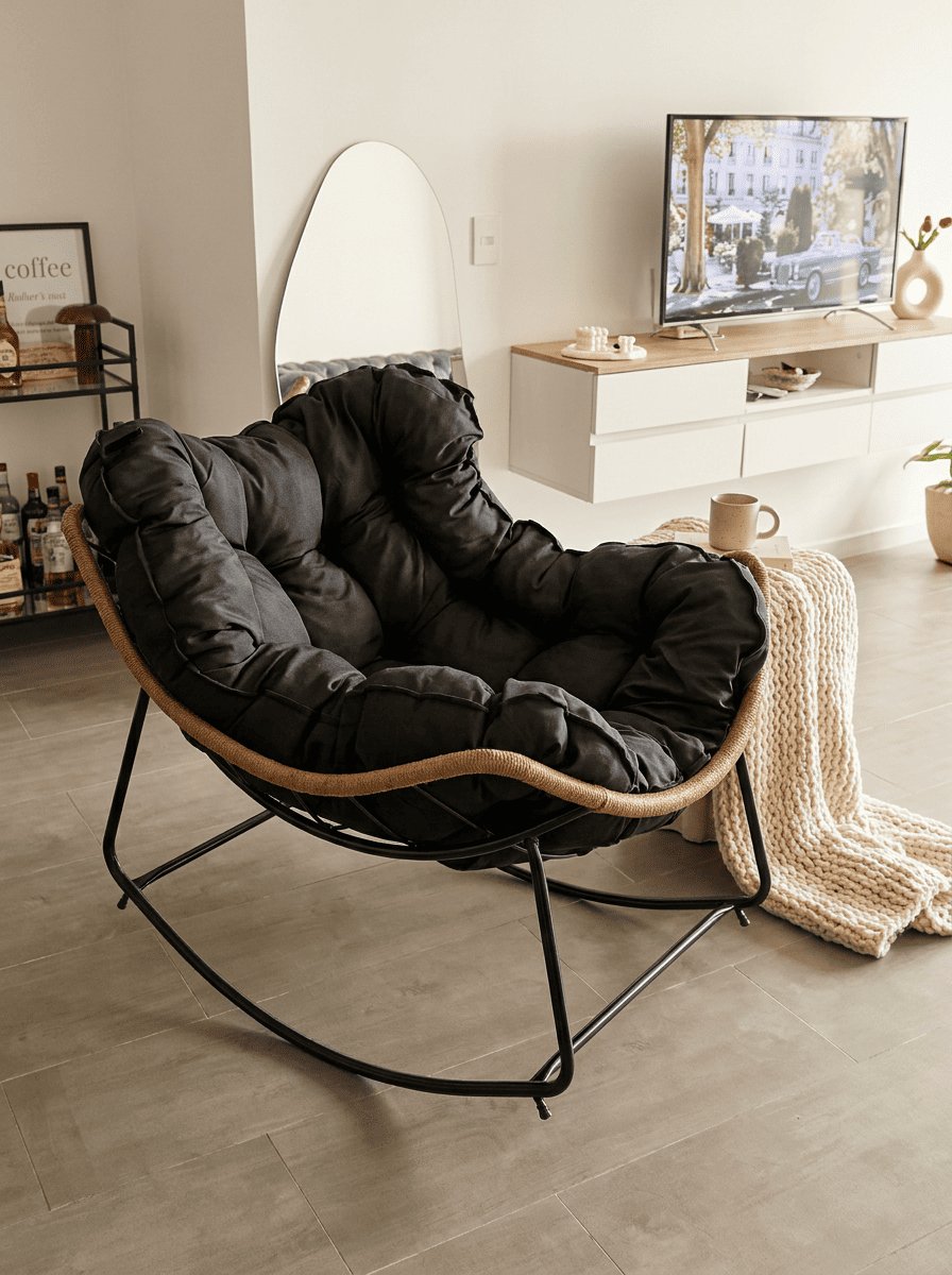 RockNest™ Modern Papasan Lounge Chair - Image 2