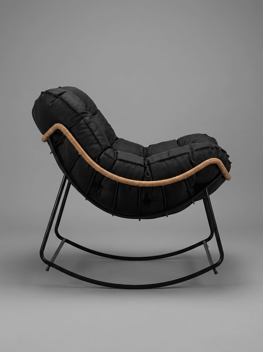 RockNest™ Modern Papasan Lounge Chair - Image 4