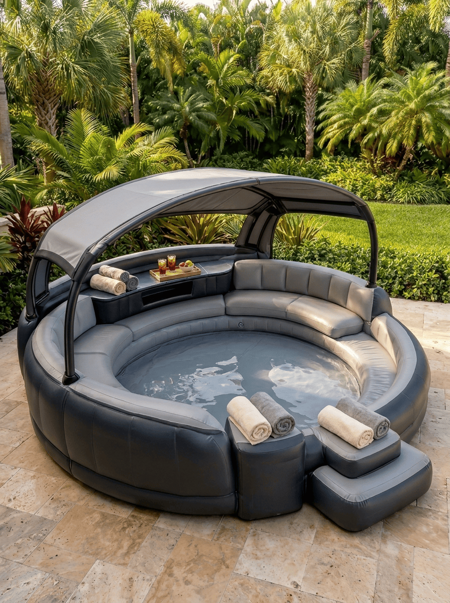 AquaLuxe™ LED Canopy Lounge Pool - Image 2